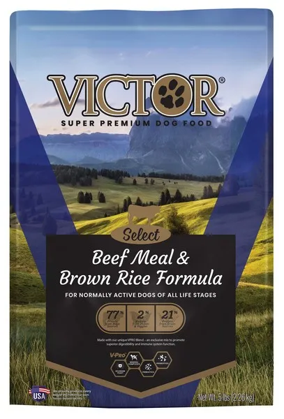 5 Lb Victor Select Beef & Rice - Food